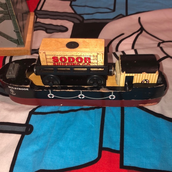 Older set cranky bulstrode cargo Thomas wooden - Picture 8 of 12